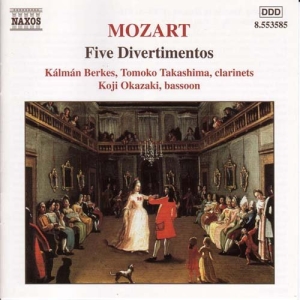 Mozart Wolfgang Amadeus - Five Divertimentos in the group Externt_Lager /  at Bengans Skivbutik AB (545251)