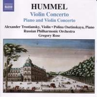 Hummel - Concerto For Piano & Violin in the group Externt_Lager /  at Bengans Skivbutik AB (545594)
