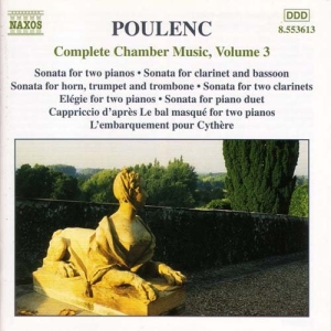 Poulenc Francis - Complete Chamber Music Vol 3 in the group Externt_Lager /  at Bengans Skivbutik AB (546481)