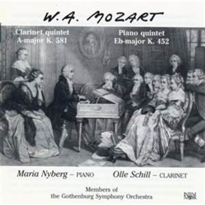 Mozart W A - Klarinettkvintett Pianokvintett in the group Externt_Lager /  at Bengans Skivbutik AB (549094)