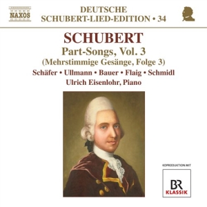 Schubert - Part Songs 3 For Male Voices in the group Externt_Lager /  at Bengans Skivbutik AB (549581)