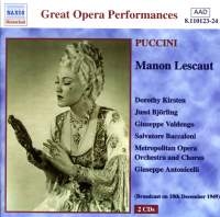 Puccini Giacomo - Manon Lescaut in the group CD / Klassiskt at Bengans Skivbutik AB (5503129)