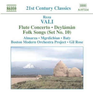 Vali Reza - Flute Concerto in the group CD / Klassiskt at Bengans Skivbutik AB (5503241)