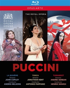 Puccini G. - La Bohème, Tosca & Turandot (Bd) in the group MUSIK / Musik Blu-Ray / Klassiskt at Bengans Skivbutik AB (5503340)