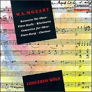 Mozart W A - Concertos For Oboe, Clarinet, Flute in the group CD at Bengans Skivbutik AB (5503533)