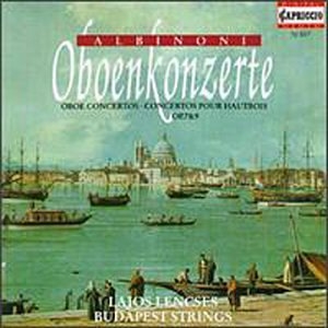 Albinoni Tomaso - Oboe Concertos in the group CD at Bengans Skivbutik AB (5503580)