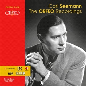Various - Carl Seemann: The Orfeo Recordings in the group CD / Klassiskt at Bengans Skivbutik AB (5503633)
