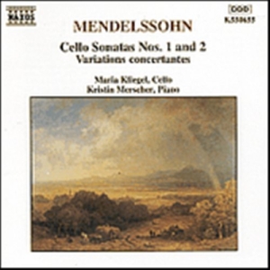Mendelssohn Felix - Cello Sonatas 1 & 2 in the group CD / Klassiskt at Bengans Skivbutik AB (5503762)