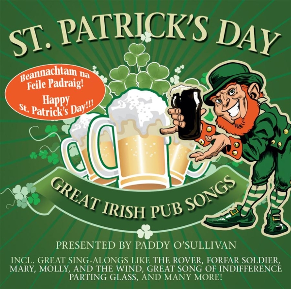 St.Patrick's Day - Great Irish Pub - Presented By Paddy O'sullivan in the group CD / Worldmusic/ Folkmusik at Bengans Skivbutik AB (550449)