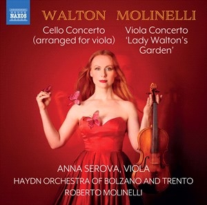 Roberto Molinelli William Walton - Walton: Cello Concerto (Arr. For Vi in the group Externt_Lager /  at Bengans Skivbutik AB (5506090)