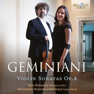 Geminiani Francesco - Violin Sonatas, Op. 4 in the group Externt_Lager /  at Bengans Skivbutik AB (5507085)