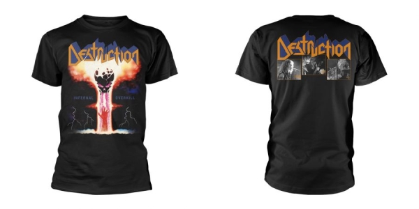 Destruction - T/S Infernal Overkill (Xl) in the group MERCHANDISE / T-shirt / Heavy Metal at Bengans Skivbutik AB (5507743)
