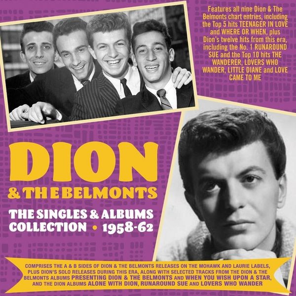 Dion & The Belmonts - The Singles & Albums Collection 195 in the group CD / Pop-Rock at Bengans Skivbutik AB (5507916)