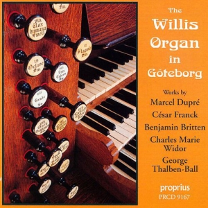 Fredrik Albertsson & Magnus Kjellso - The Willis Organ In Gothenburg in the group CD / Klassiskt at Bengans Skivbutik AB (5508262)