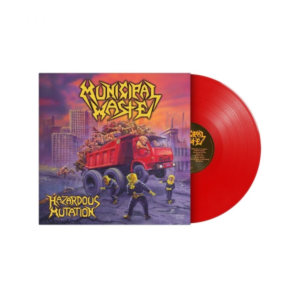 Municipal Waste - Hazardous Mutation (Red Vinyl LP) in the group VINYL / Hårdrock at Bengans Skivbutik AB (5508607)