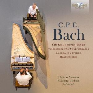 Bach Cpe - Six Concertos Wq43 in the group Externt_Lager /  at Bengans Skivbutik AB (5508870)