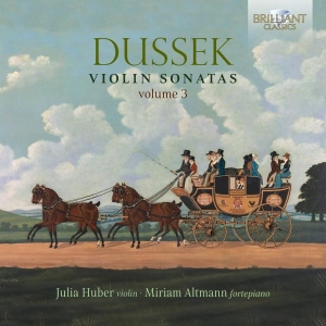 Dussek Jan Ladislav  - Violin Sonatas, Vol. 3 in the group Externt_Lager /  at Bengans Skivbutik AB (5508872)