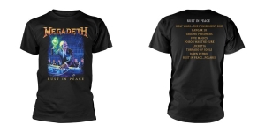 Megadeth - T/S Rust In Peace (M) in the group MERCHANDISE / T-shirt / Heavy Metal at Bengans Skivbutik AB (5508906)