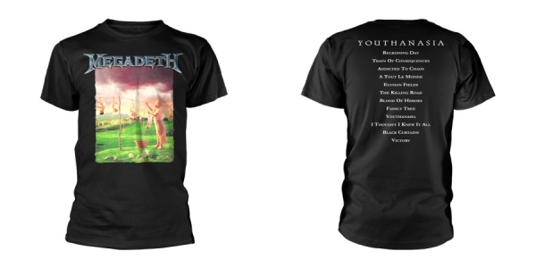 Megadeth - T/S Youthanasia (L) in the group MERCHANDISE / T-shirt / Heavy Metal at Bengans Skivbutik AB (5508917)