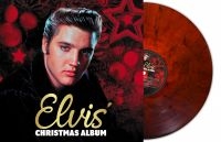 Presley Elvis - Christmas Album (Red Marbled Vinyl in the group VINYL / Julmusik at Bengans Skivbutik AB (5509793)