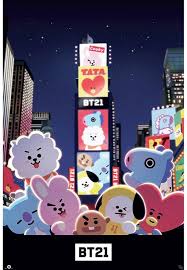 Bt21 - Times Square in the group MERCHANDISE / Merch / K-Pop at Bengans Skivbutik AB (5510014)