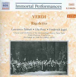Verdi Giuseppe - Verdi:Rigoletto in the group CD / Klassiskt at Bengans Skivbutik AB (5510027)