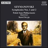 Szymanowski Karol - Szymanowski: Symphony Nos. 1 & 2 in the group CD / Klassiskt at Bengans Skivbutik AB (5510092)