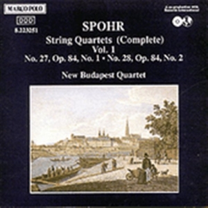 Spohr Louis - String Quartet Op 84 1 & 2 in the group CD / Klassiskt at Bengans Skivbutik AB (5510093)