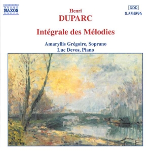 Duparc Henri - Duparc:Integrale Des Melodies in the group CD / Klassiskt at Bengans Skivbutik AB (5510994)