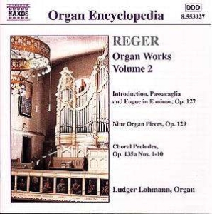 Reger Max - Organ Works Vol 2 in the group CD / Klassiskt at Bengans Skivbutik AB (5511012)