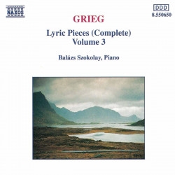 Grieg Edvard - Lyric Pieces Vol 3 in the group CD / Klassiskt at Bengans Skivbutik AB (5511068)
