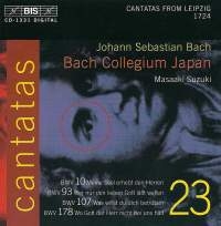 Bach Johann Sebastian - Bach Cantatas Vol 23 in the group Externt_Lager /  at Bengans Skivbutik AB (551109)