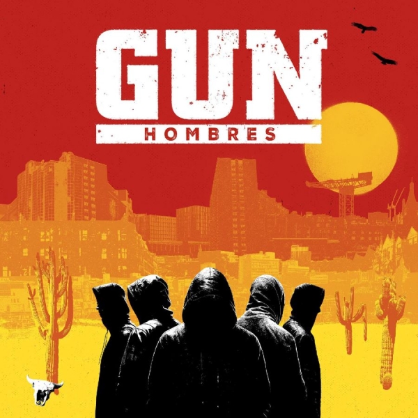 Gun - Hombres (Orange Vinyl) in the group OTHER / Forthcoming products - 10 percent at Bengans Skivbutik AB (5511942)
