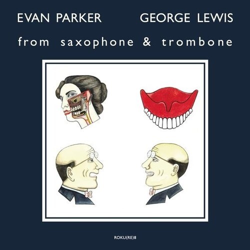 Evan Parker & George Lewis - From Saxophone And Trombone in the group VINYL / Jazz at Bengans Skivbutik AB (5512114)