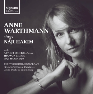 Naji Hakim - Anne Warthmann Sings Naji Hakim in the group CD / Klassiskt at Bengans Skivbutik AB (5512367)