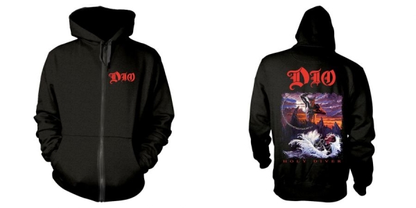 Dio - Zip-Hood - Holy Diver (L) in the group MERCH / Clothing / Hoodies at Bengans Skivbutik AB (5513161)