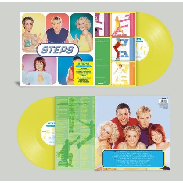 Steps - Steptacular (140G Neon Yellow Vinyl) in the group VINYL at Bengans Skivbutik AB (5513414)