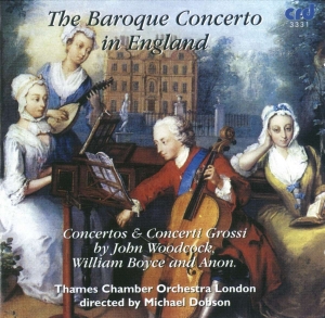 Thames Chamber Orchestra Michael D - The Baroque Concerto In England in the group OTHER / Övrigt / Klassiskt at Bengans Skivbutik AB (5513472)