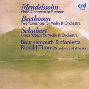 Beethoven / Mendelssohn / Schubert - Romances / Violin Concerto / Konzer in the group MUSIK / CD-R / Klassiskt at Bengans Skivbutik AB (5513501)
