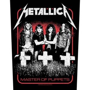 Metallica - Master Of Puppets Band Back Patch in the group MERCHANDISE / Accessoarer / Hårdrock at Bengans Skivbutik AB (5513761)