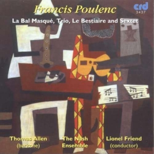 Poulenc Francis - Le Bal Masqué / Le Bestiaire in the group MUSIK / CD-R / Klassiskt at Bengans Skivbutik AB (5514208)