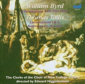 Byrd / Tallis - Lamentations in the group MUSIK / CD-R / Klassiskt at Bengans Skivbutik AB (5514262)