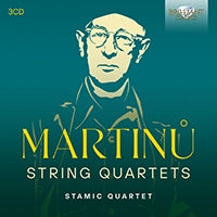 Martinu Bohuslav - String Quartets (3Cd) in the group CD / Klassiskt at Bengans Skivbutik AB (5514291)