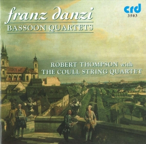 Danzi Franz - Three Quartets For Bassoon & String in the group MUSIK / CD-R / Klassiskt at Bengans Skivbutik AB (5514502)