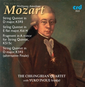 Mozart W A - String Quintets K593 & K614 in the group MUSIK / CD-R / Klassiskt at Bengans Skivbutik AB (5514520)
