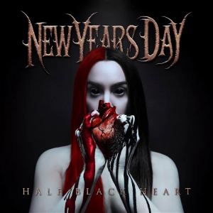New Years Day - Half Black Heart in the group OUR PICKS / Friday Releases / Friday the 1st of Mars 2024 at Bengans Skivbutik AB (5514656)
