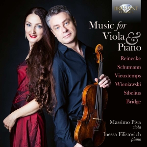 Massimo Piva Inessa Filistovich - Music For Viola & Piano By Reinecke in the group OUR PICKS / Friday Releases / Friday the 2th Feb 24 at Bengans Skivbutik AB (5515731)