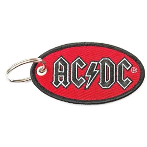 Ac/Dc  - Keychain: Oval Logo (Double Sided) in the group MERCHANDISE / Keyring / Heavy Metal at Bengans Skivbutik AB (5516008)