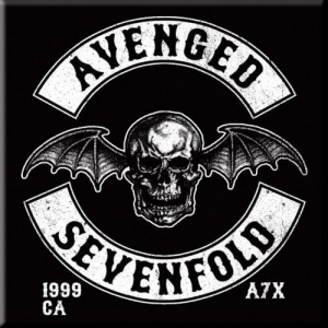 Avenged Sevenfold - Fridge Magnet: Death Bat Crest in the group MERCHANDISE / Magnet / Heavy Metal at Bengans Skivbutik AB (5516012)