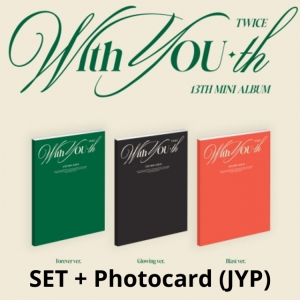 Twice - With you-th Set Ver. + Photocard (Jyp) in the group Minishops / K-Pop Minishops / Twice at Bengans Skivbutik AB (5516017)